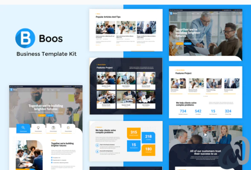 Boos Business Elementor Template Kit