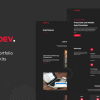 Mobdev Creative Portfolio Resume Elementor Template Kit