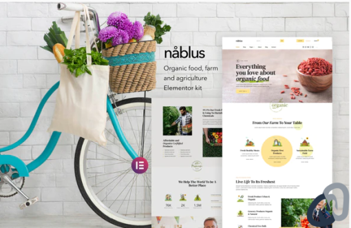 Nablus – Organic Food Agriculture Template Kit