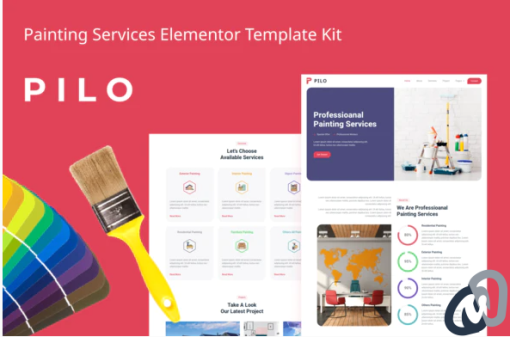 Pilo Painting Services Elementor Template Kit
