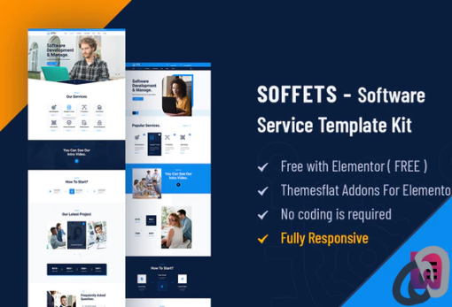 Soffets Software IT Service Elementor Template Kit