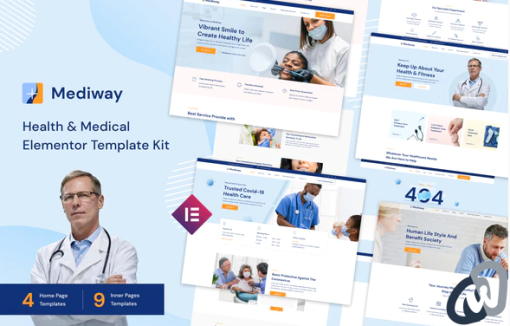 Mediway Health Medical Elementor Template Kit