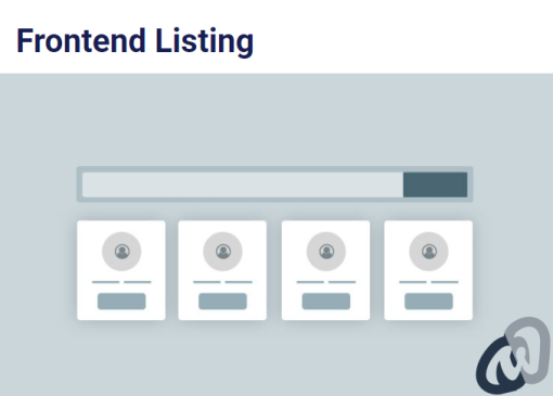 User Registration Frontend Listing 1