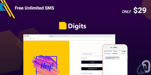 Digits WordPress Mobile Number Signup and Login